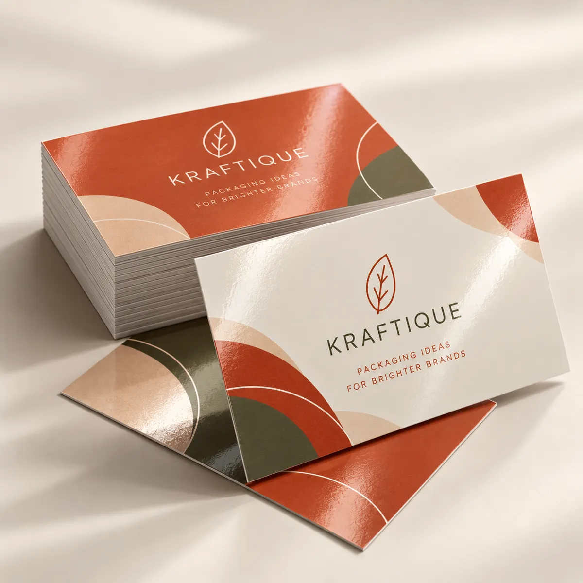 Gloss Laminated Business Cards